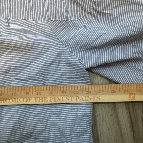 Skies Are Blue Dress Size 1X Embroidered Shift Boho Floral Lined Travel Coastal - Picture 10 of 10